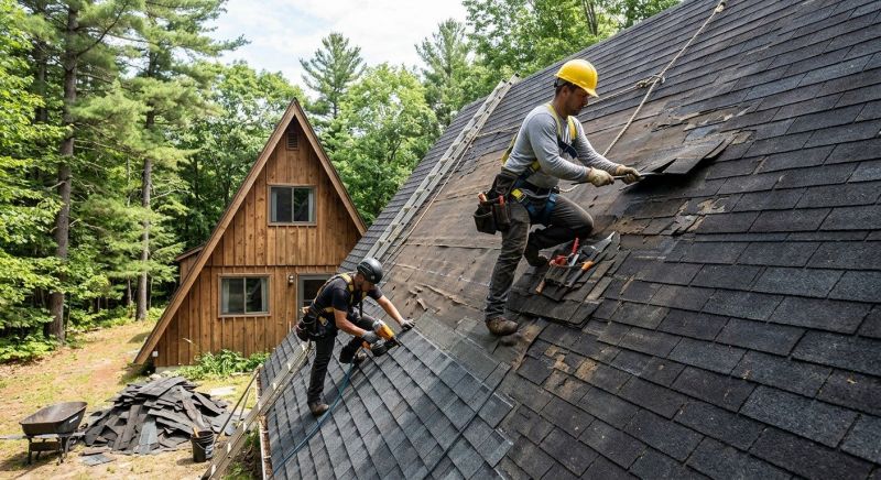 A Frame Roof Repair in Orange County, NY