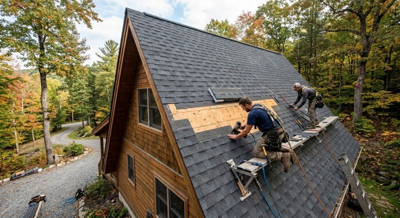 A Frame Roof Repair in Orange County, NY