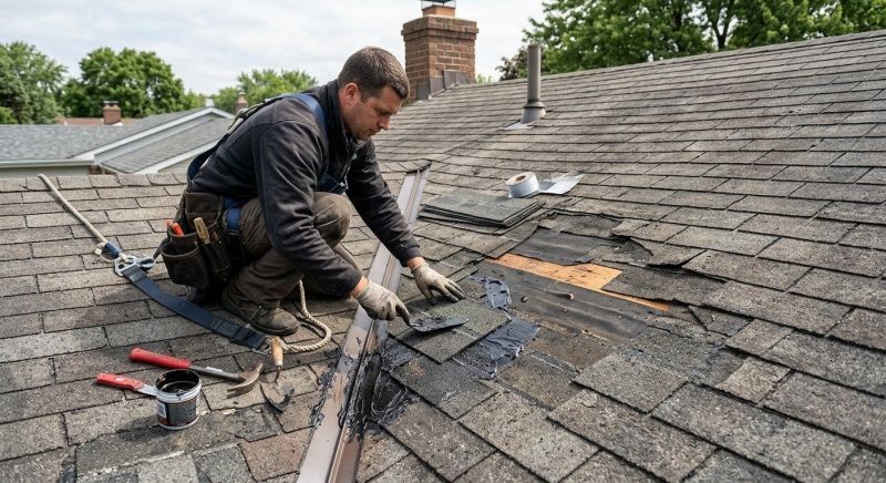 Asphalt Roof Leak Repair in Gardiner, NY