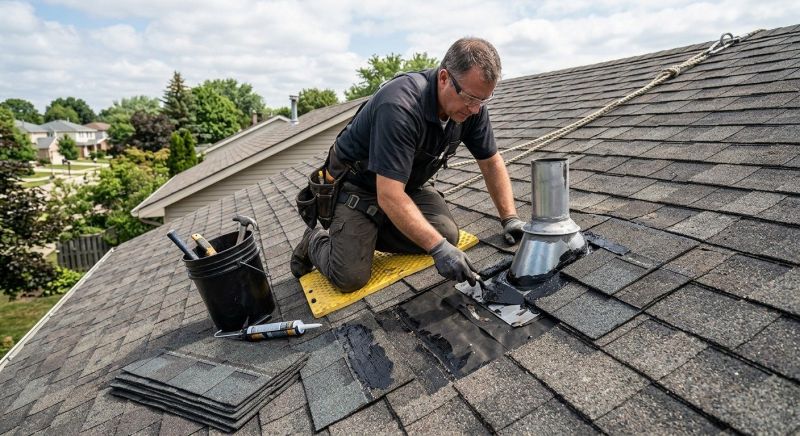 Asphalt Roof Leak Repair in New Paltz, NY
