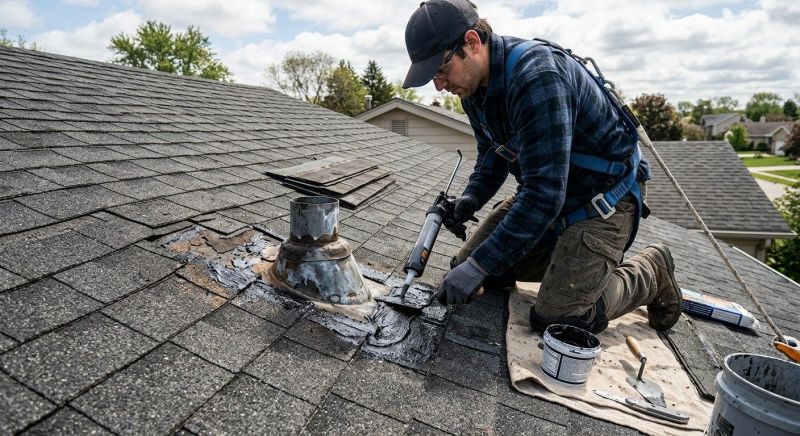 Asphalt Roof Leak Repair in Warwick, NY
