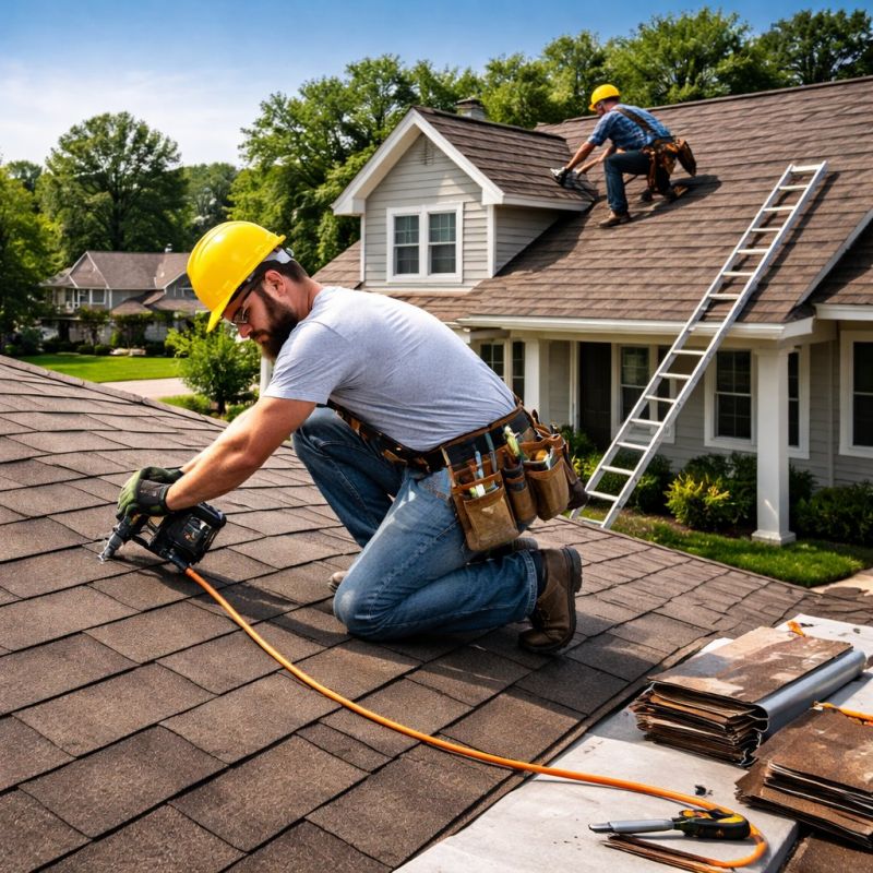 Asphalt Shingles Installation in Middletown, NY