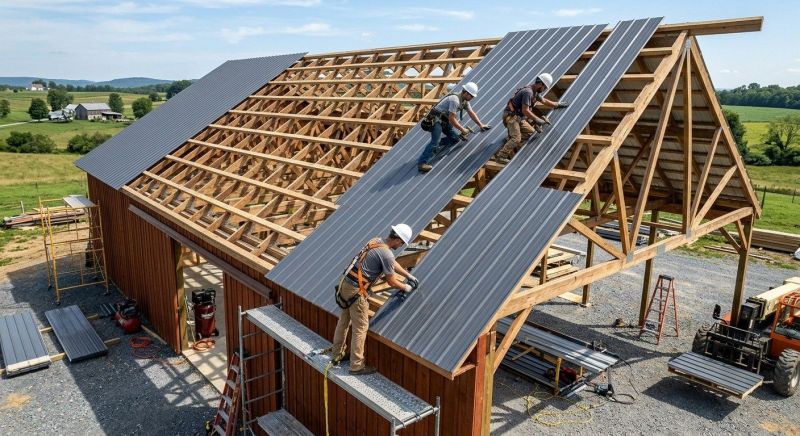 Barn Roof Construction in Orange County, NY