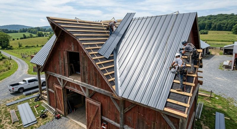 Barn Roof Installation in Orange County, NY
