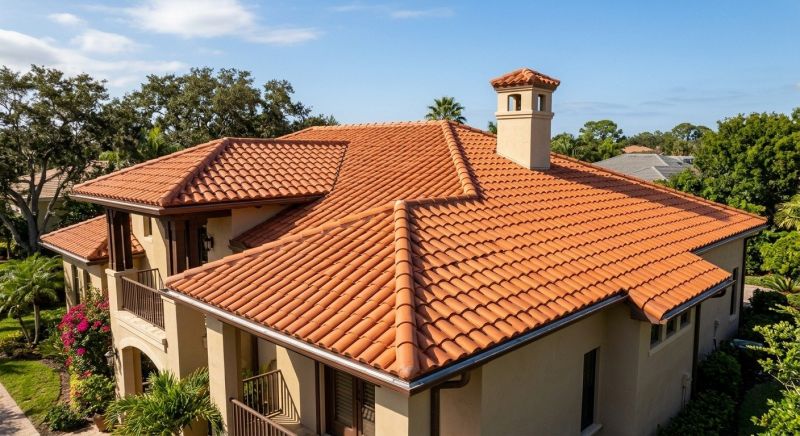 Barrel Tile Roof Installation in Orange County, NY