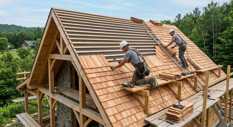 Cedar Roof Installation in Goshen, NY