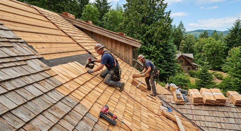 Cedar Roof Installation in Newburgh, NY