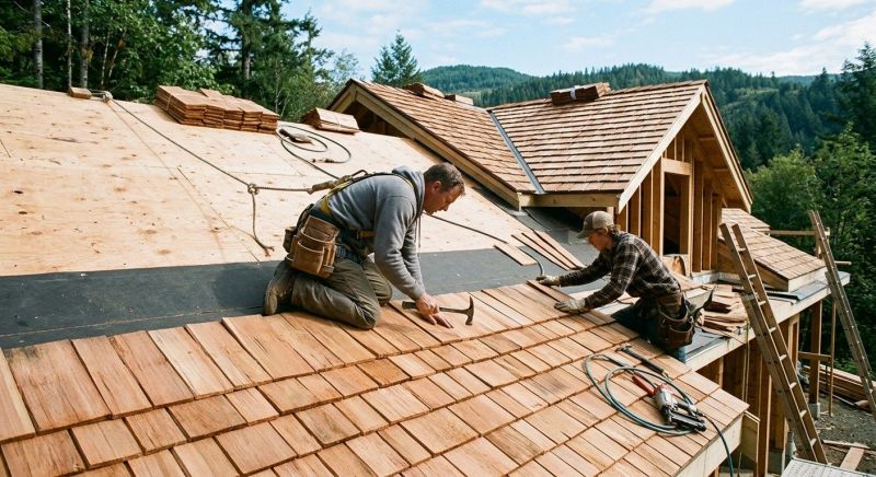 Cedar Roof Installation in Newburgh, NY