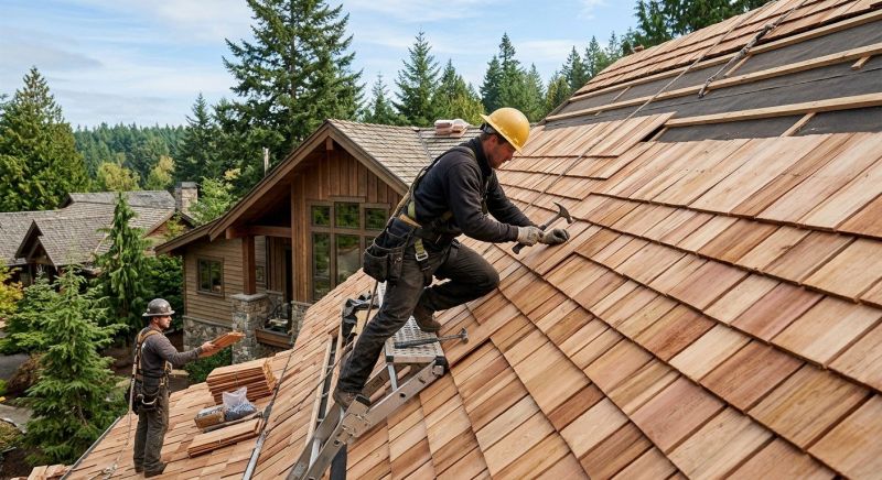 Cedar Roof Installation in Newburgh, NY
