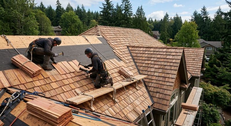 Cedar Shake Roof Construction in Fishkill, NY