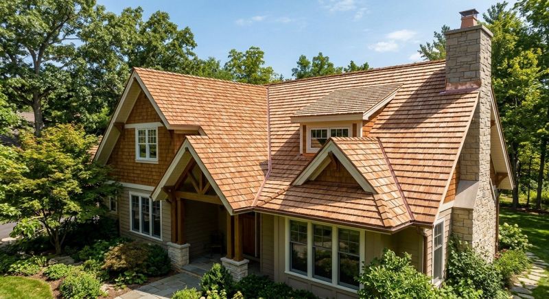 Cedar Shake Roof Construction in Garrison, NY