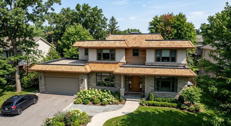 Cedar Shake Roof Construction in Middletown, NY