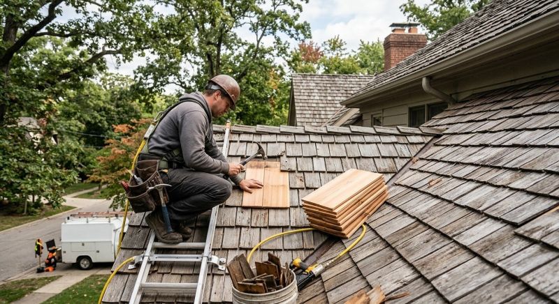 Cedar Shake Roof Repair in Walden, NY
