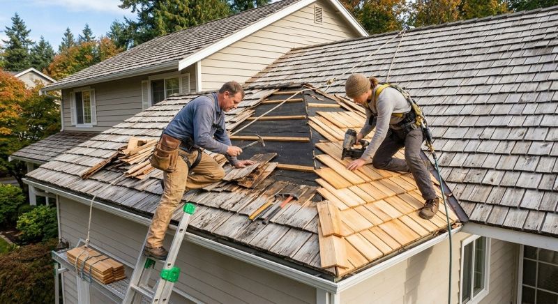 Cedar Shingles Repair in Central Valley, NY