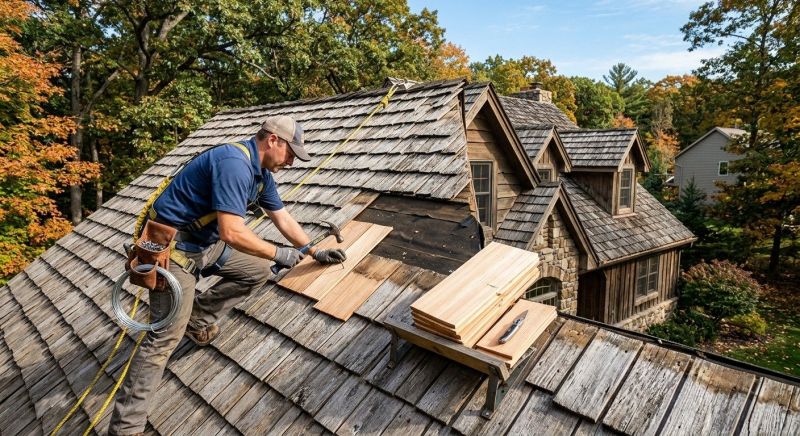 Cedar Shingles Repair in Orange County, NY