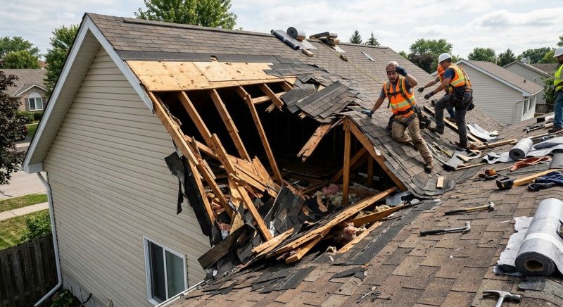 Collapsing Roof Repair in Orange County, NY