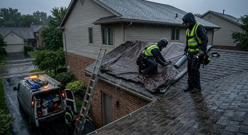 Collapsing Roof Repair in Orange County, NY