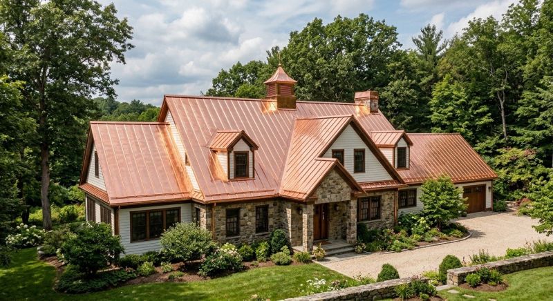 Copper Roof Replacement in Orange County, NY