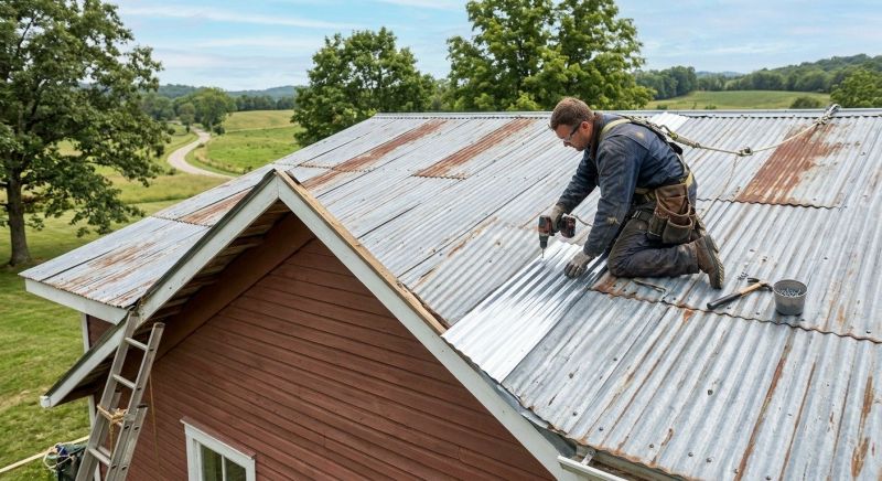Corrugated Roof Repair in Gardiner, NY