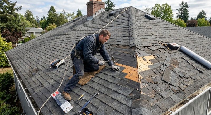 Damaged Roof Repair in Cortlandt Manor, NY
