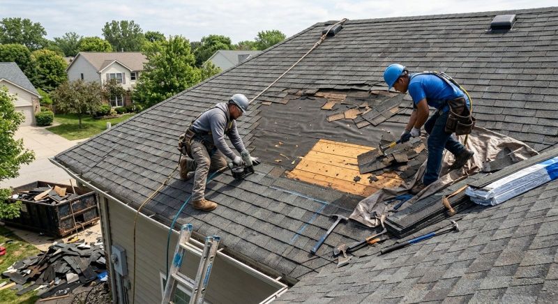 Damaged Roof Repair in Highland Mills, NY
