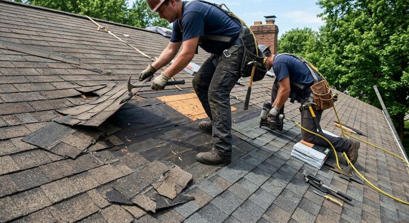 Damaged Roof Repair in Yorktown Heights, NY