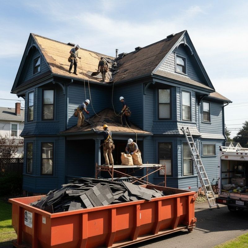 Damaged Roof Replacement in Marlboro, NY