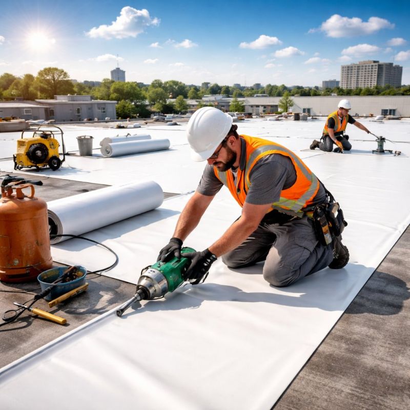 Epdm Roof Installation in Beacon, NY