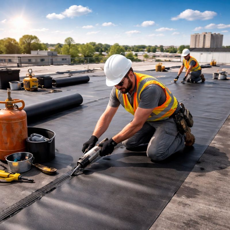 Epdm Roof Installation in Pine Bush, NY
