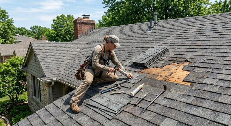 Hip Roof Shingle Repair in Orange County, NY