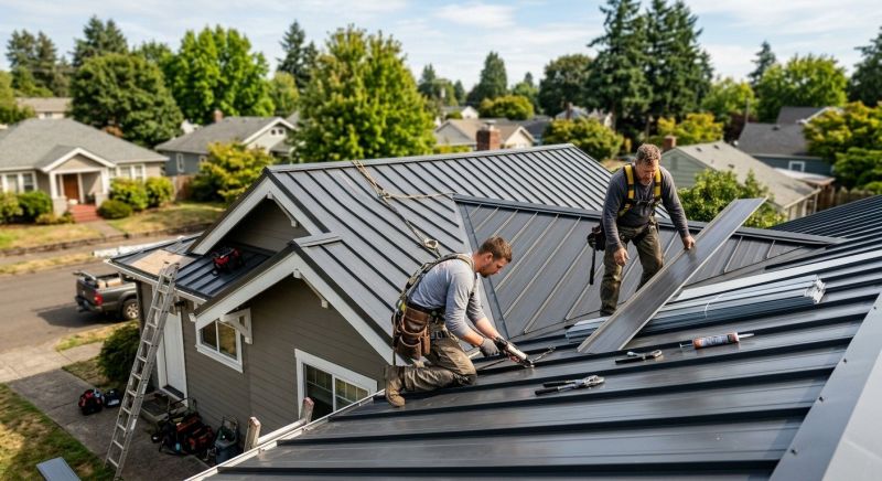 Metal Roof Repair in Greenwood Lake, NY