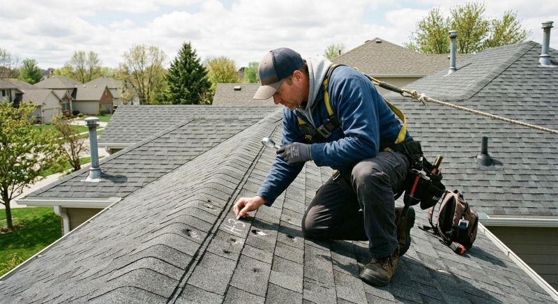 Roof Damage Inspection in New Paltz, NY