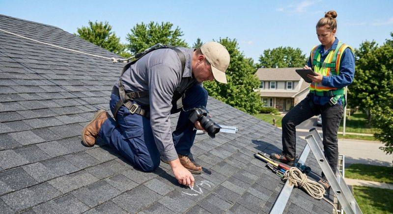 Roof Damage Inspection in New Paltz, NY