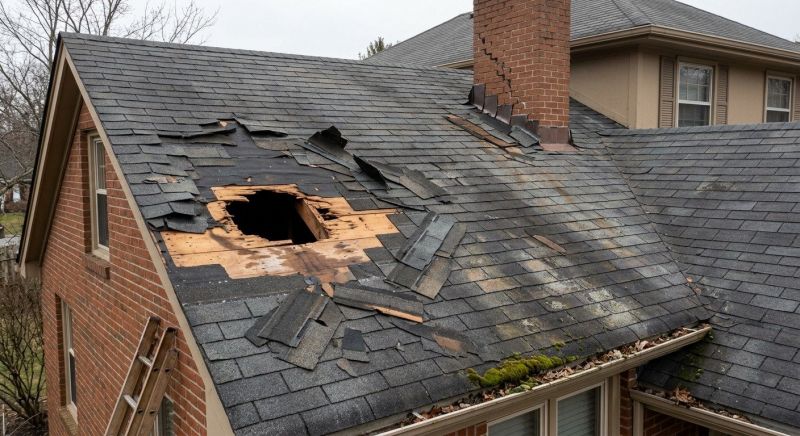 Roof Damage Repair in Pleasant Valley, NY