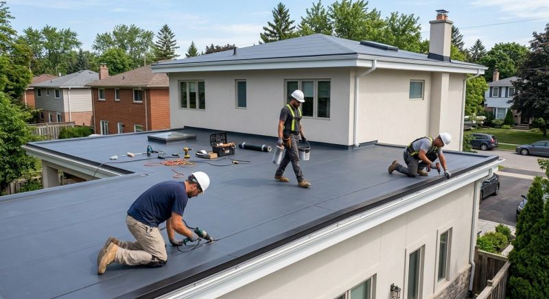 Rubber Roof Installation in Orange County, NY