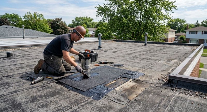 Rubber Roof Repair in Central Valley, NY