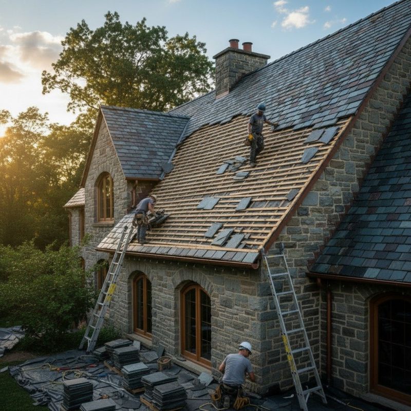 Slate Roof Replacement in Pine Bush, NY
