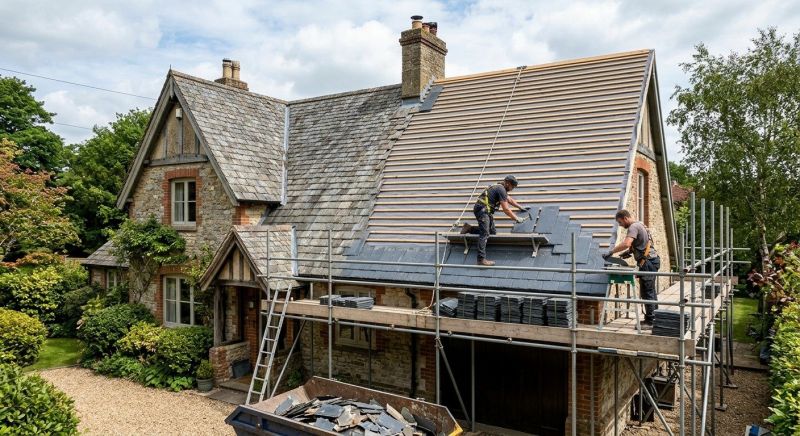 Slate Roof Replacement in Somers, NY