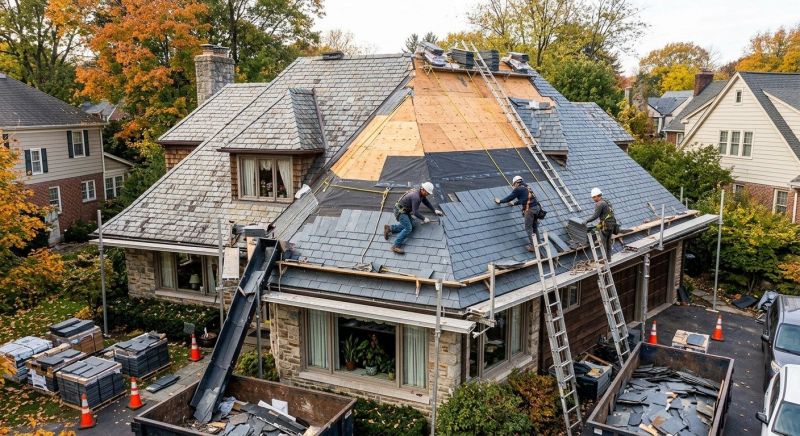 Slate Shingle Replacement in Orange County, NY