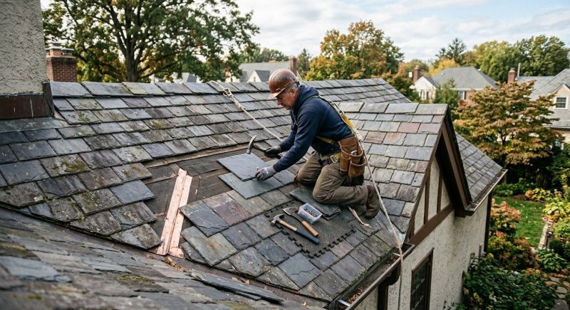 Slate Shingles Repair in Tuxedo Park, NY