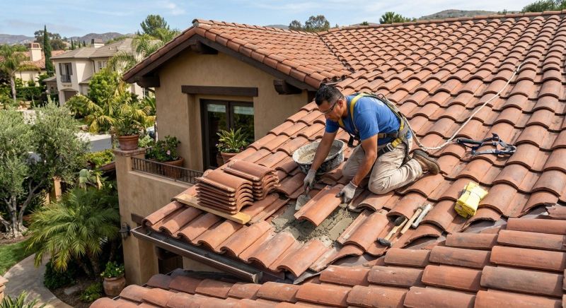 Spanish Tile Roof Repair in Orange County, NY