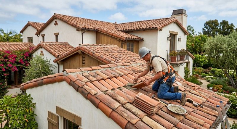 Spanish Tile Roof Repair in Orange County, NY