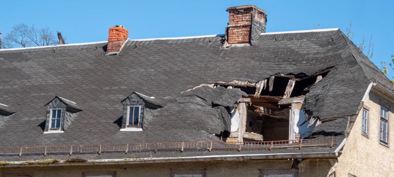 Storm Damage Roof Repair in Buchanan, NY