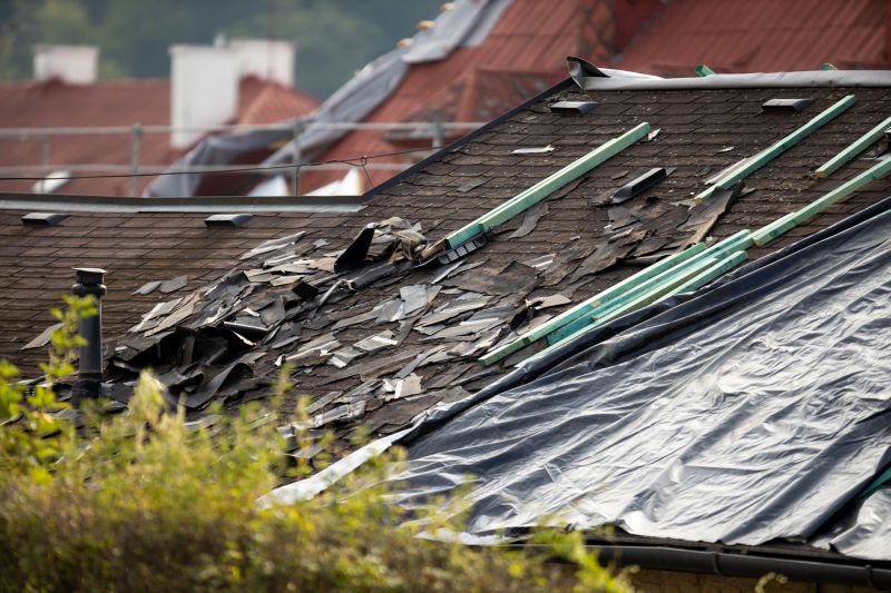 Storm Damage Roof Tarping in Orange County, NY