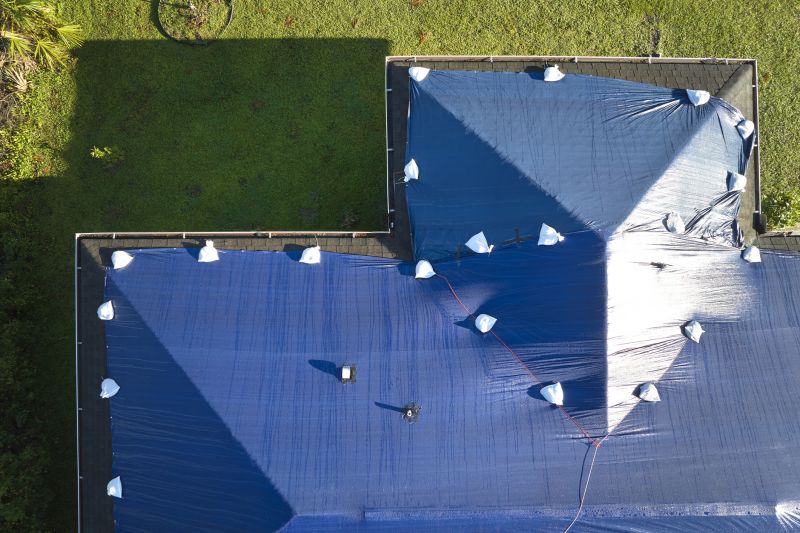Storm Damage Roof Tarping in Orange County, NY