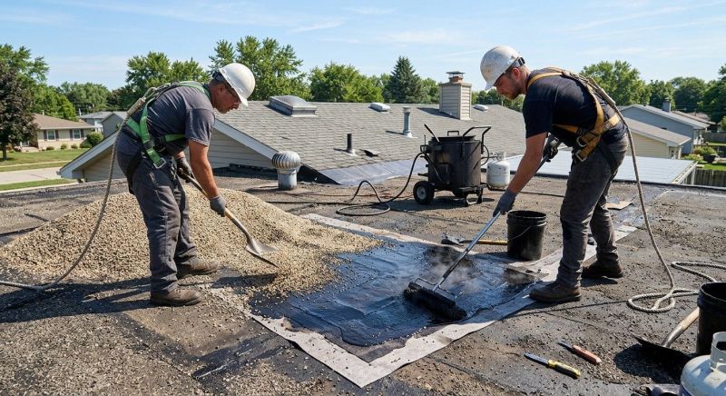 Tar And Gravel Roof Repair in Pine Island, NY