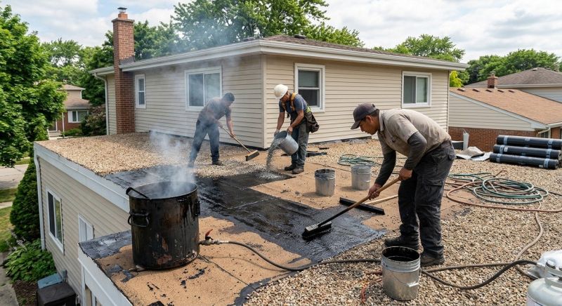 Tar And Gravel Roof Repair in Pleasant Valley, NY