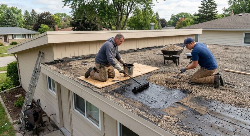 Tar And Gravel Roof Repair in Slate Hill, NY