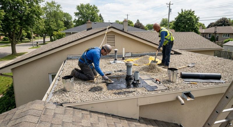 Tar And Gravel Roof Repair in Tuxedo Park, NY