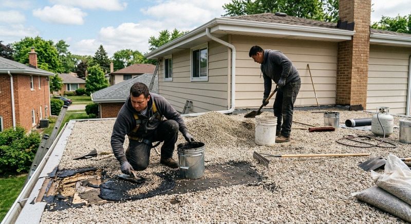 Tar And Gravel Roof Repair in Yorktown Heights, NY
